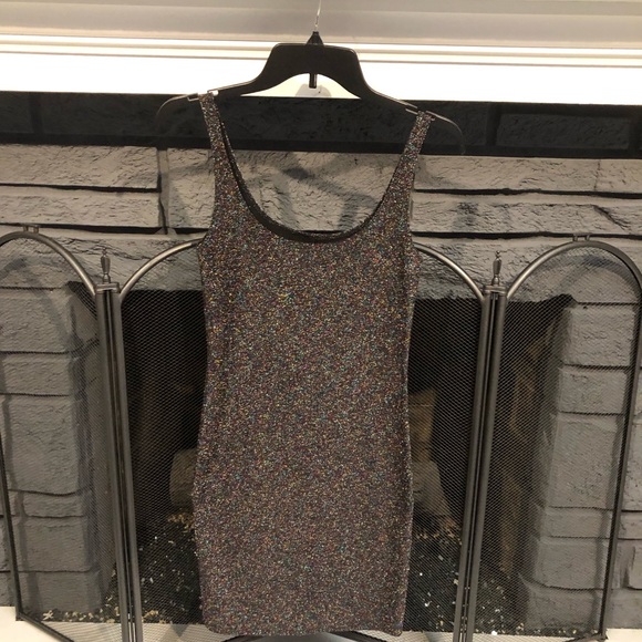 Sexy Short Colorful Shimmery Dress - Picture 2 of 3